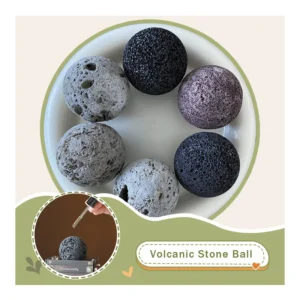 Natural Volcanic Stone Spherical Ornament Aromatherapy Expansion Stone Plant Paving Fish Tank Landscaping Water Treatment