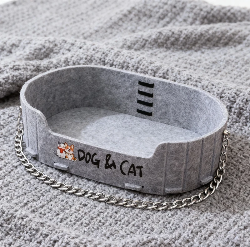 New All season Felt Pet Bed Supplies Anti Scratch Durable Simple cat Dog Luxury Nest