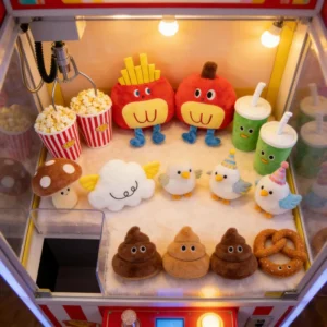 New Arrival 8-Inch Plush Toy for Claw Machines PP Cotton Doll Valentine’s Day Gift