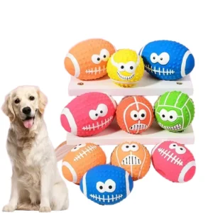 New Arrival Durable Custom Squeaky Latex Eco Friendly Interactive Movement Chew Cat Pet Dog Ball Toys