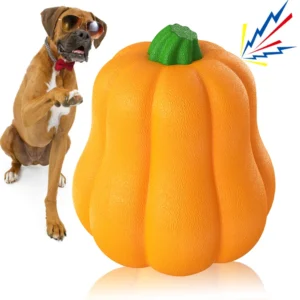 New Arrival Pet Products Pumpkin Pet Squeak Toy Dog Chew Toys