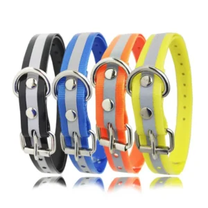 New Arrival Waterproof Reflective Pet Collar Dog Accept Customized Logo Adjustable Training TPU Dog Collar