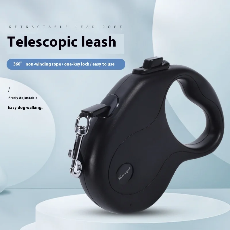 New Automatic Solid Pattern Pet Leash Explosion-Proof Dog Harness for Walking and Running for Cats and Dogs