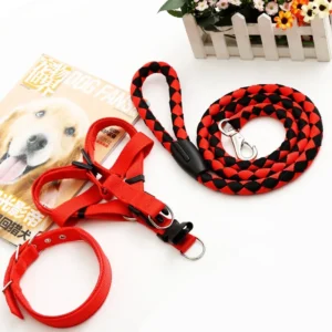 New Best Selling Products Safety Pet Dog Rope Leashes for Dog Wiring Harness Pet Leash Collar Dog Chain Breast Strap Medium size