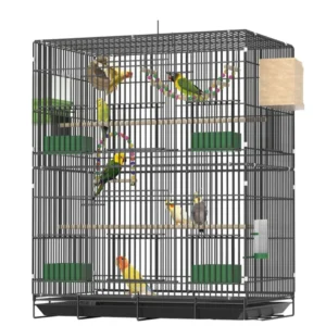 New Bird Cage New Parrot Ecological Cage Multi Layer Large Sized Tiger Skin Xuanfeng Cage Peony Luxurious Villa Cage