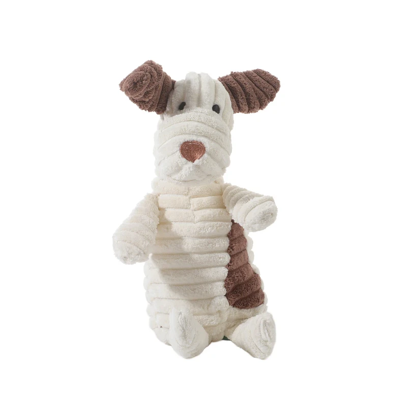 New Bite Resistant Pet Squeak Toys Plush Self Pleasure Dolls for Dog Cat Companions Teething Relief for Boredom