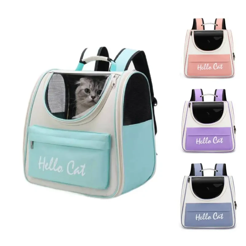 New Cat Small Dog Carrier Backpack Bag Pet Carrier Hiking Outdoor Backpack Airline Approved Pet Travel Carrier Supplies