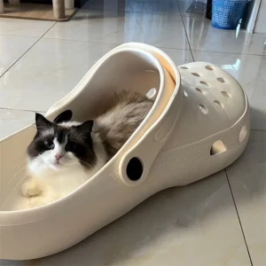 New Creative Giant Eco Friendly Plastic Slippers Toy Large Hole Cat Nest Dog Kennel Funny Cross Border Hot Product for Foreign