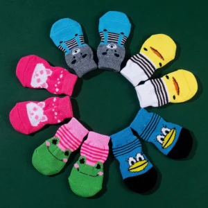New Design Anti slip Waterproof Custom Warm Cute Big Cat and Dog Pet Socks