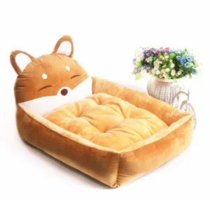 New Design Cartoon Pet Beds Waterproof Skin-friendly Dog Bed Orthopedic Bolster Dog Accessory