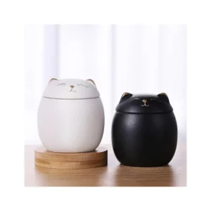 New Design Ceramic China Style Pet Urn, Funeral Supplies Cremation Dog Cat Urns for Ashes