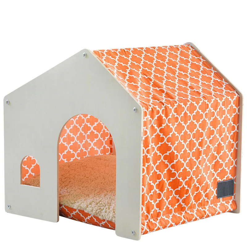 New Design Customized Fashion Cute Wooden Pet Beds Pet Cages Pet House Dog Bed Dog House Dog Cages Cat House Cat Bed Cat Cage