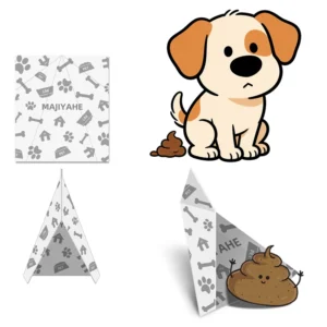 New Design Customized Logo Pet Waste Disposal Dog Poop Scooper Individually Packaged for Outdoor Walking Portable Poop Shovel