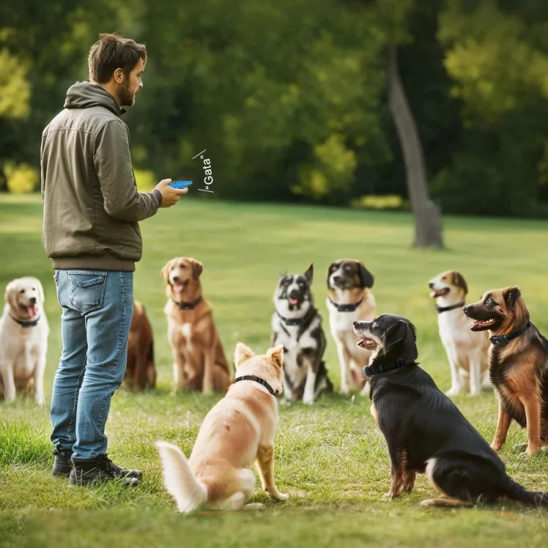 New Design Dog Clicker Pet Training 2 in 1 Pet Training Clicker Clear Sound Pet Training Clicker with Strap