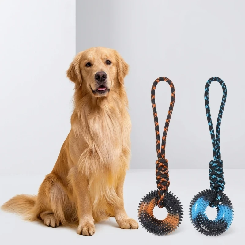 New Design Durable Multi Color Pet Interactive Toy TPR Soft Pet Dog Toy Play Reliever Throwing for Pet Supplies