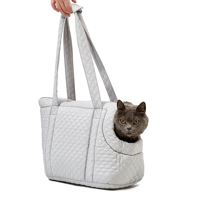 New Design Large Capacity Pet Carriers Breathable Soft Warm Airline Approved Shoulder Tote Bags for Dog Cat Travel Pet Carrier