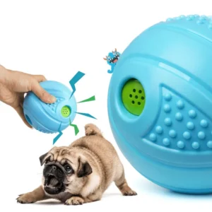New Design Quirky Pet Toys TPU Dog Chew Toys Quacking Sounding Dog Ball Interactive Outdoor Training Dog Toys