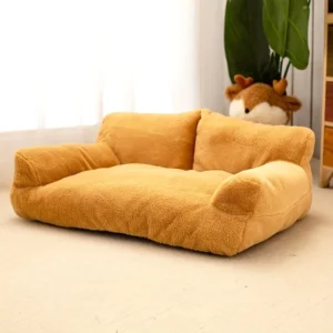 New Design Soft Warm Pet Sofa Luxury All Seasons Kitten Puppy Sleeping Bed Pet Supplies for Small Dogs Cats