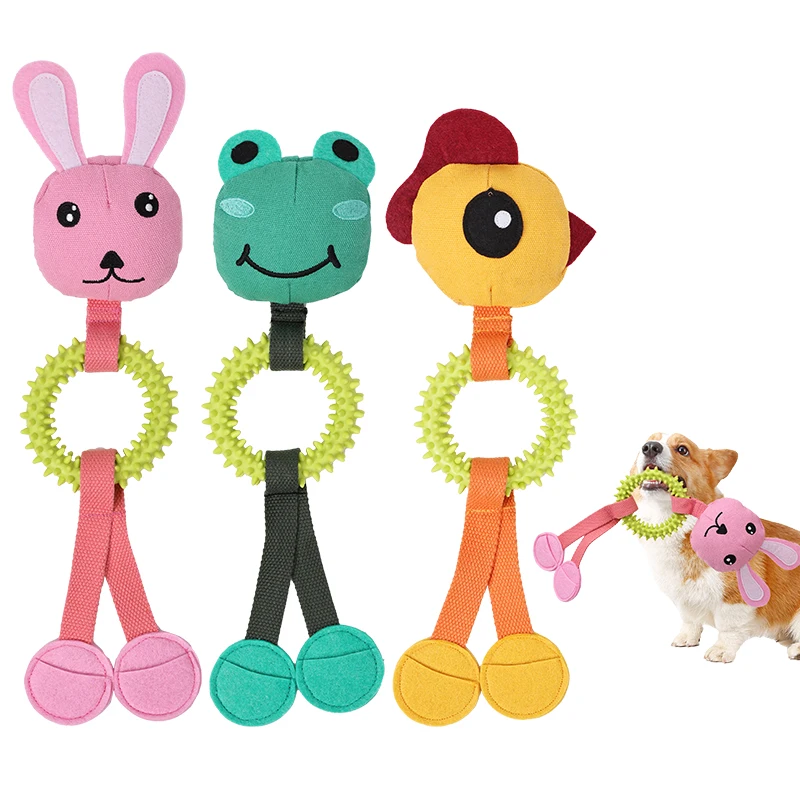 New Design Stuffed Squeaky Cat Dog Toys Dog Toys for Aggressive Chewers