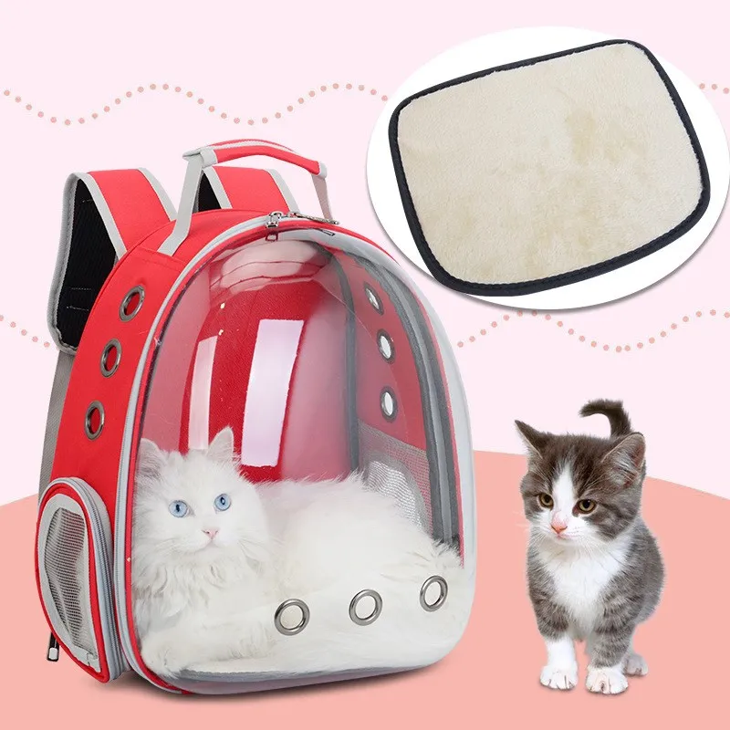 New Dog Cat Bag Pet Backpack Portable Space Pet Cabin Bag Cage Carrier Backpack