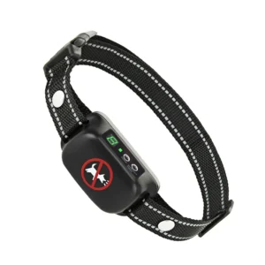New Dog Electric Shock Collar Bark Control Compact Lightweight Rechargeable Four Adjustable Sensitivity