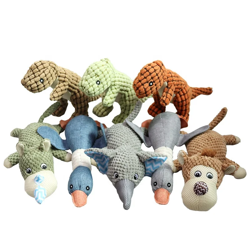New Dog Toy Supplier Cotton Rope Squeak Plush Pet Chewing Toys