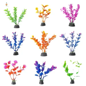 New Eco Friendly Artificial Aquatic Plants Plastic Base Seagrass Aquarium Scenery Decor Fish Tank