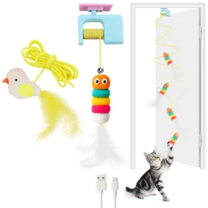 New Eco Friendly Electric Pet Toy Interactive Cat Toy for Indoor Detachable Design Fun Pet Toys