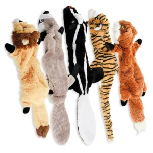 New Eco Friendly Pet Squeak Toys Set Leather Shell Plush Bite Resistant Molar Sound Squeak Toy for Dogs