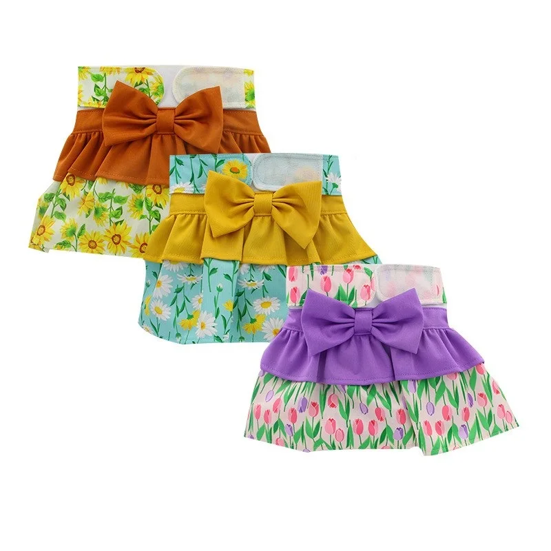 New Fashion Eco Friendly Super Soft Fiber Cloth Diapers Reusable & Washable for Small Animals & Pet Training Dogs