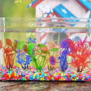 New Fish Tank Small Aquarium Plants Plastic Simulation Water Grass Artificial Fish Tank Decorations
