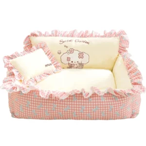 New Model Eco Friendly Pet Bed All Seasons Detachable Washable Small Pet Nest Solid Pattern Cat Nest Dog Nest