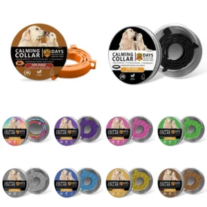New Pet Anxiety Relief Collar with Buckle Pet Calming Collar