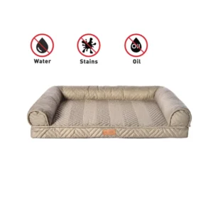 New Pet Beds and Accessories Custom Antifouling Pet Sofa Waterproof Egg Crate Foam Orthopedic Dog Bed Sofa for Large Dogs