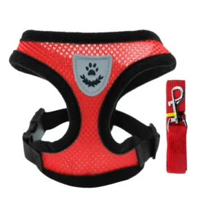 New Pet Dog Walking Cat Harness Outdoor Traction Rope Collar Clothes Flush Pet Supplies Dogs Harness Leash Set