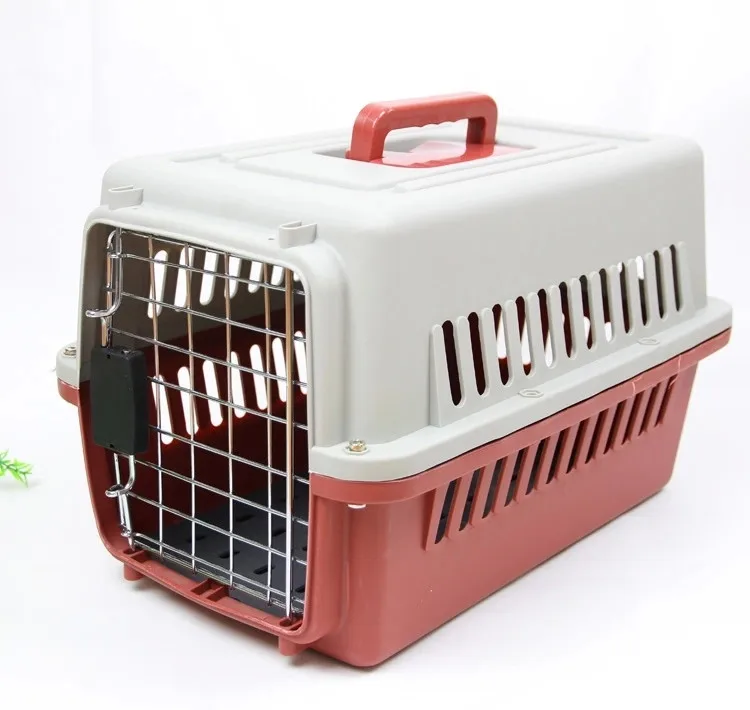 New Pet Products Carrier Airline Transport Box Flight Carrier Travel Box Transportation Cages Crate Kennel