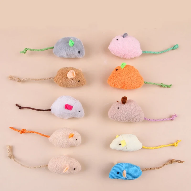 New Pet Products Plush Cat Mouse Toys Pet Cat Interactive Toys
