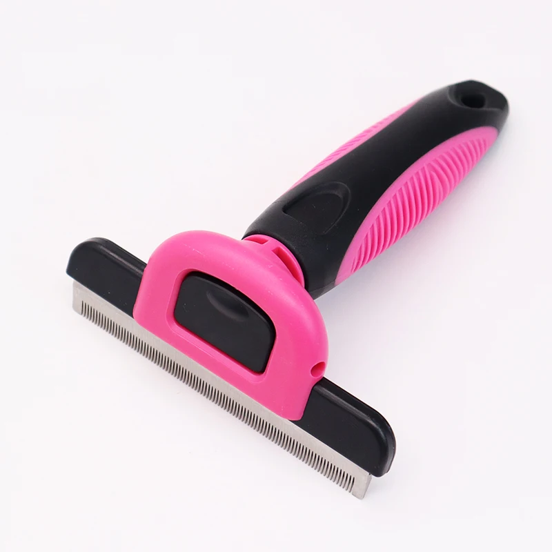 New Pets Comb Brush Removes Tangles Deshedding Dematting Undercoat Rake Combpet Grooming Hair Removing Pet Brush