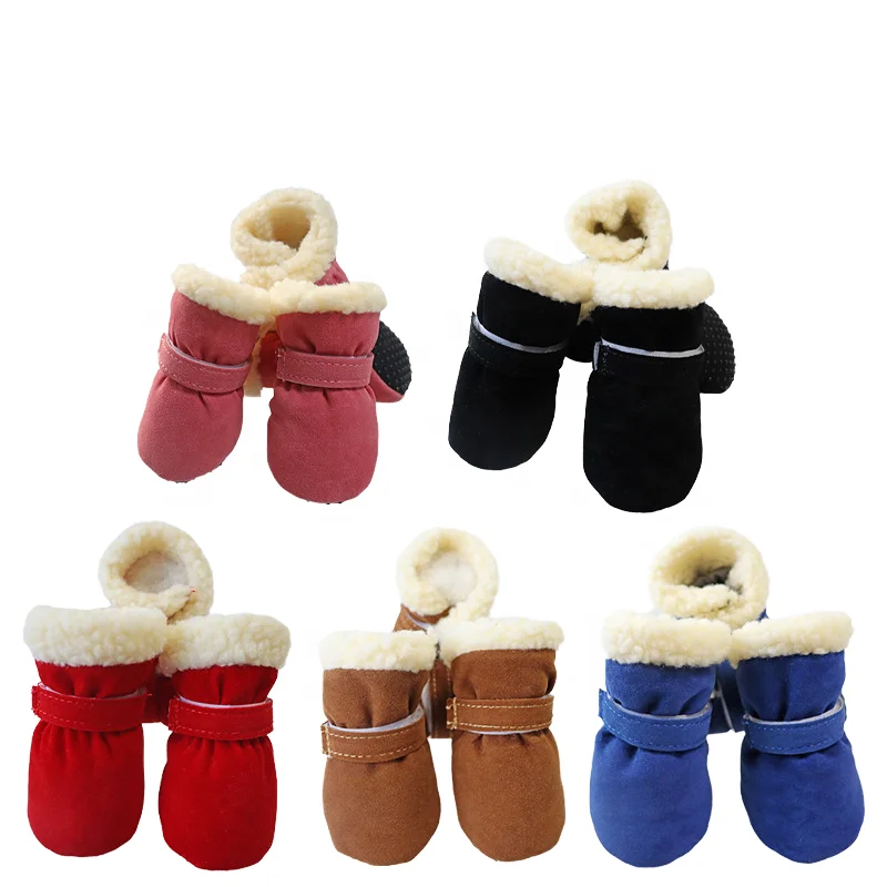 New Products Dog Warm in Winter Non-slip Wear-resistant Pet Dog Shoes