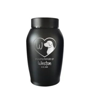 New Products Personalized Cremation Keepsake Pet Ashes Urn Waterproof Customized Container Memorial Dog Cat Funeral Decorative