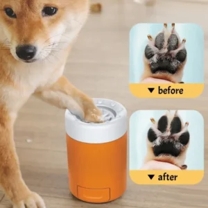 New Products Plastic Pet Foot Washing Bath Cup Tool Portable Dog Paw Cleaner Cup for Pet Cleaning Beauty