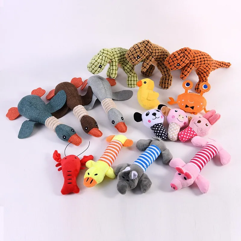 New Shubai SUREPET Eco Friendly Plush Fruit Sound Toy Bite Resistant Dog Molar Pet Supplies