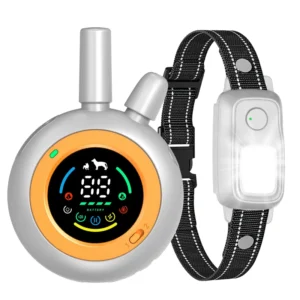 New Smart Dog Training Device Bark Stopper Electric Shock Safety Lock Waterproof Rechargeable ABS Material Pet Training