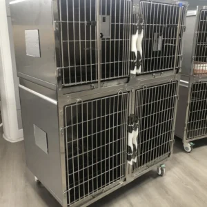 New Stainless Steel Pet Hospital Dog Cage Veterinary Pet Cage Dog for Indoor Use