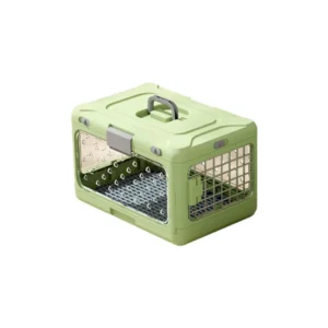 New Style 4 Wheel Foldable Pet Carrier for Dogs Portable and Breathable Design for Car Travel and Pet Transportation
