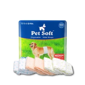 New Style High Quality Absorbent Soft Male Disposable Dog Diaper Pet Diaper for Dog