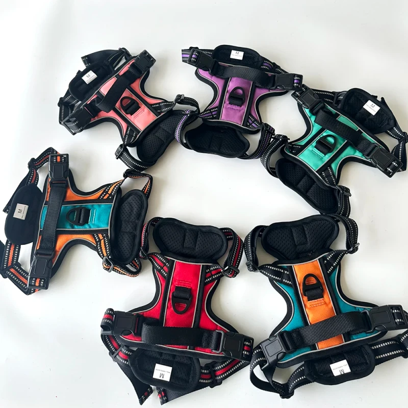 New Style Luxury Soft Adjustable Dog Harness Custom Comfortable Big Dog Harness