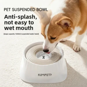 New Style PP Material Solid Dog Slow Feeder Bowl Floating Waterproof Pet-Proof Tip-Resistant Moisture-Proof for Small/Medium