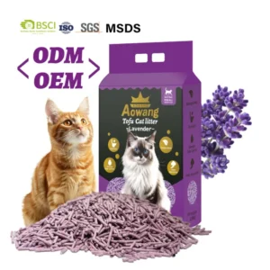 New Trend OEM ODM Factory Multiple Flavors Cat Litter Dust Free Melt Water 6L2.5kg Customization Tofu Cat Litter