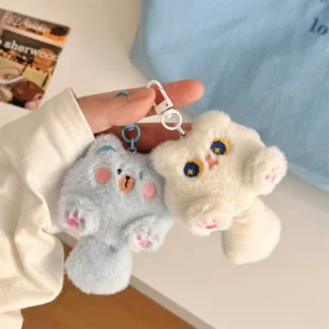 New Trendy Cats Pets Cartoon Plush Toys Children’s Bags Keychains Hanging Decorations Girls Holiday Gifts
